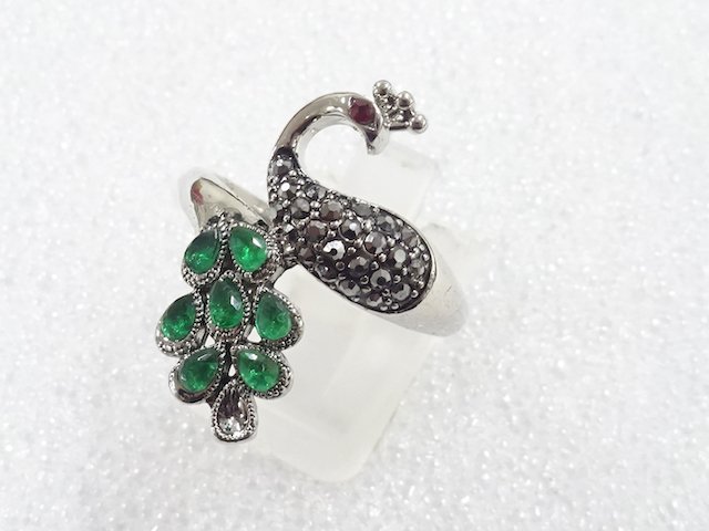 色石　指輪(21号)